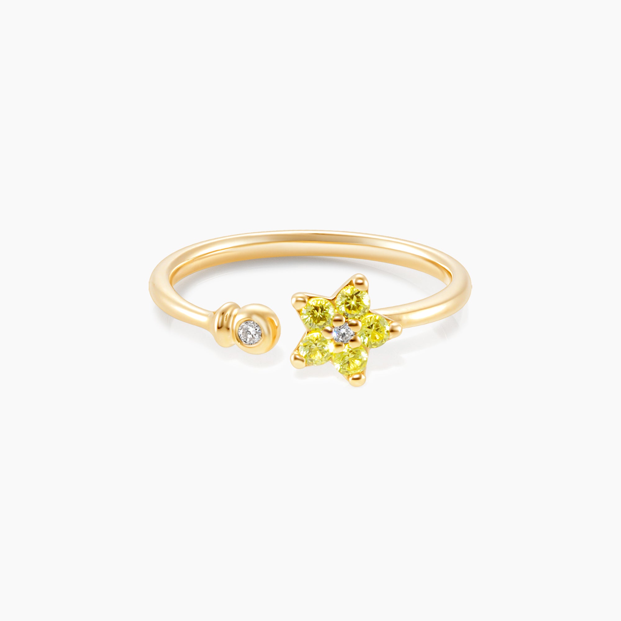Diamant - Saphir Ring Élodie