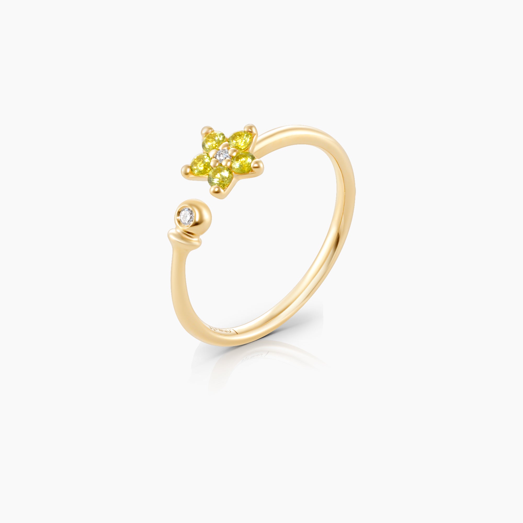 Diamant - Saphir Ring Élodie