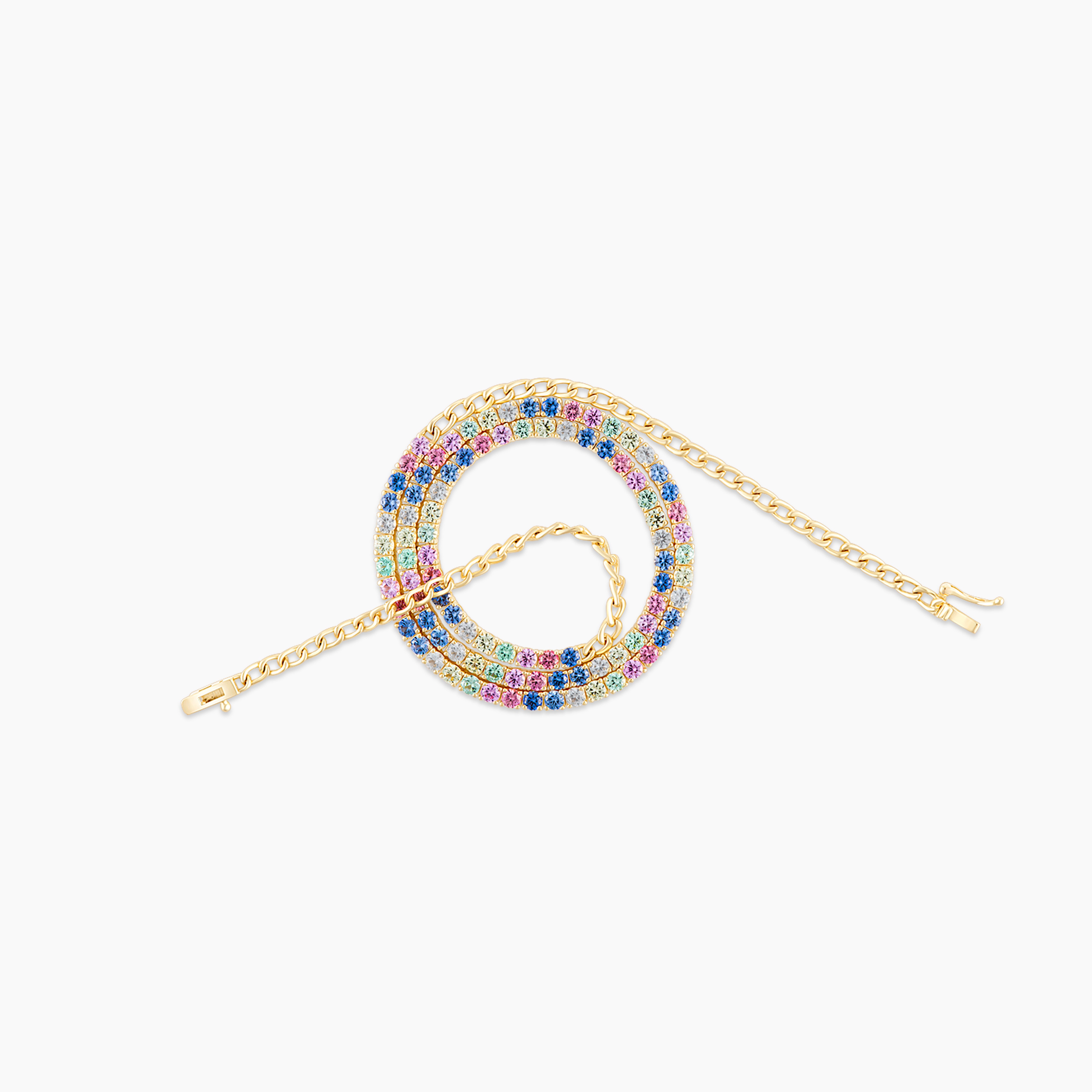 Saphir Tennis Necklace Sorelle