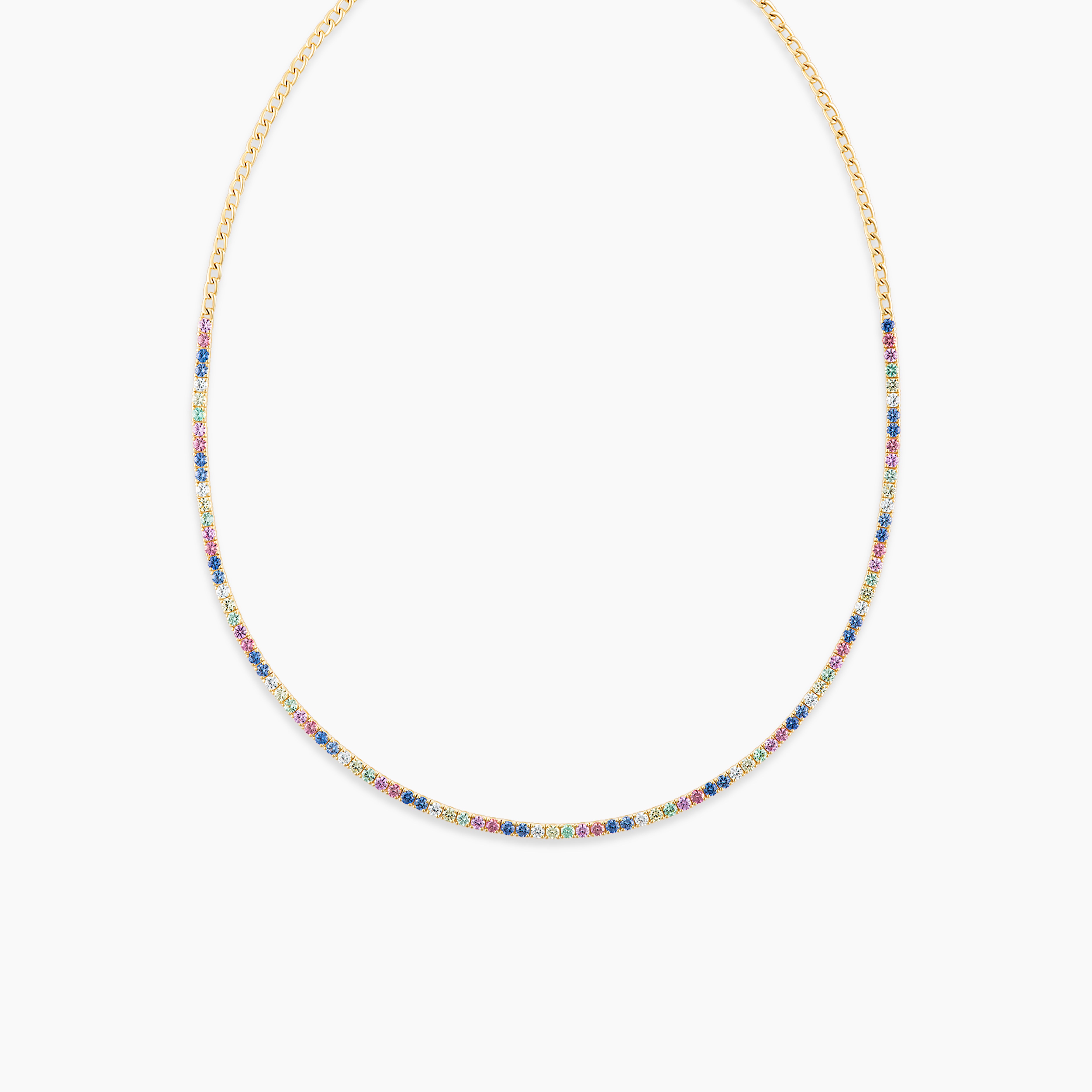 Saphir Tennis Necklace Sorelle