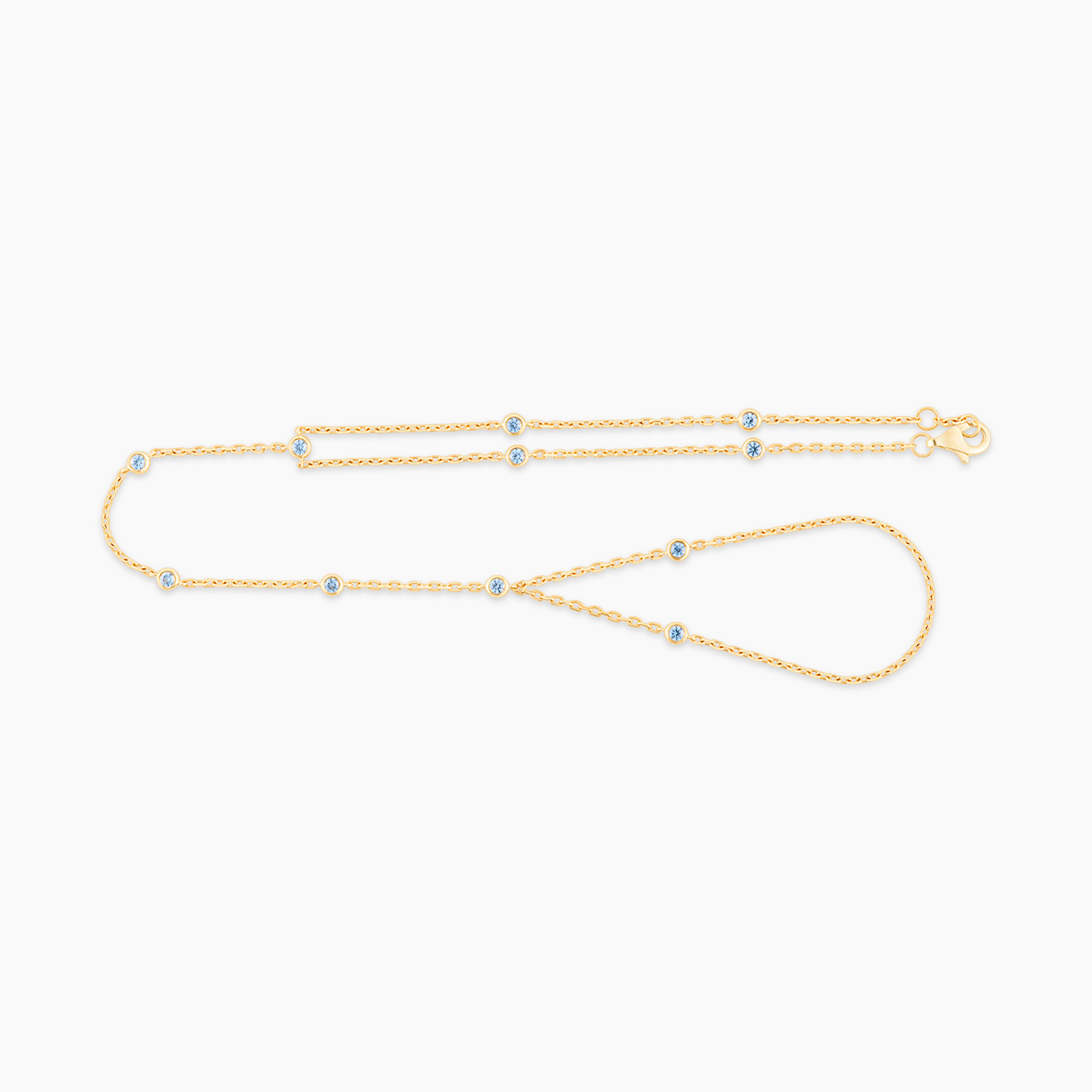 Aquamarin Handkette Liora